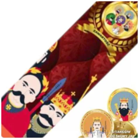 tuba strzelajaca konfetti krolowie mix godan 30 cm