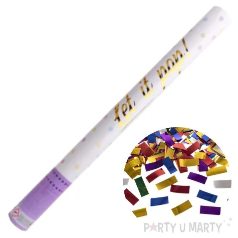 tuba strzelajaca konfetti paski mix amscan 60 cm