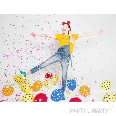 tuba strzelajaca konfetti paski mix partydeco 80 cm
