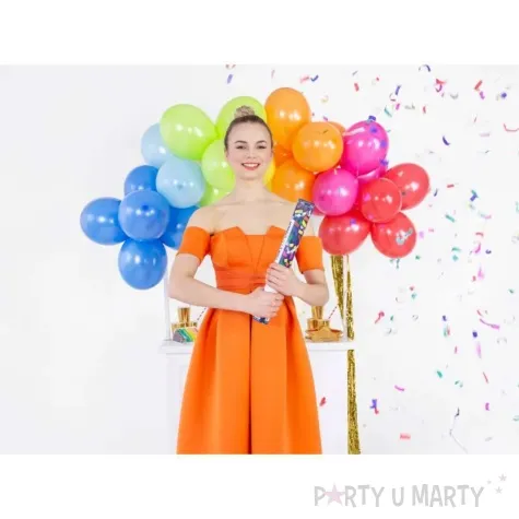 tuba strzelajaca konfetti paski mix partydeco 80 cm