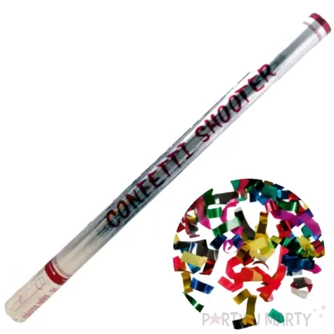 tuba strzelajaca konfetti paski mix triplex 80 cm