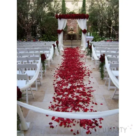 tuba strzelajaca konfetti platki roz czerwony partypal 60 cm