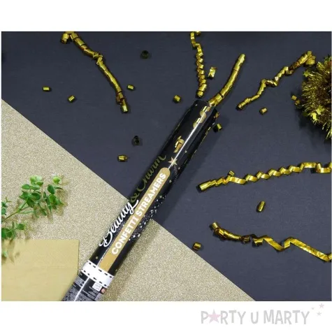 tuba strzelajaca konfetti serpentyny zloty godan 40 cm