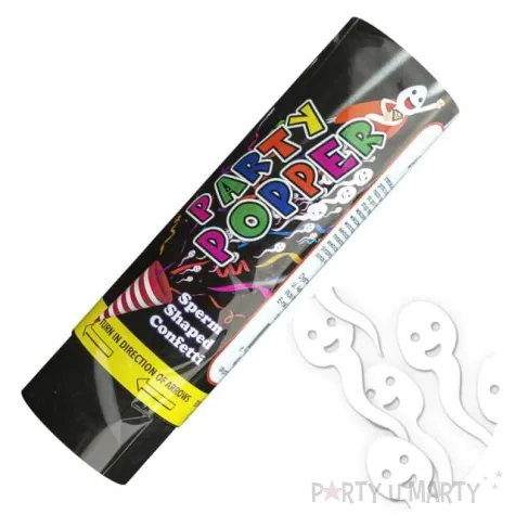 tuba strzelajaca konfetti szalone plemniki partypal 15 cm