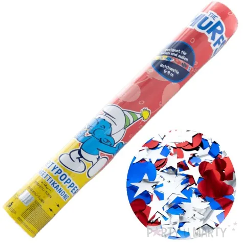 tuba strzelajaca konfetti the smurfs smerfy 40 cm party factory