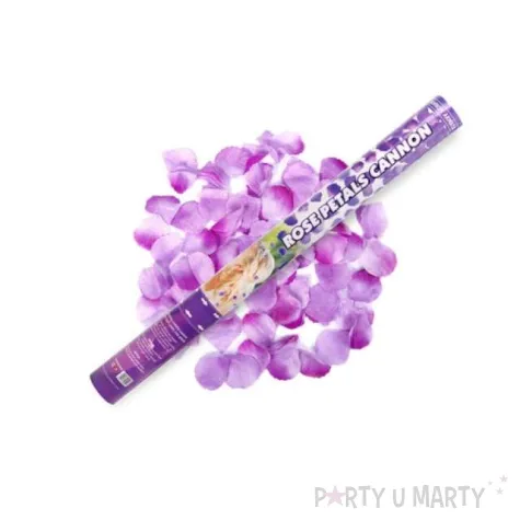 tuba strzelajaca platki roz liliowe 60 cm