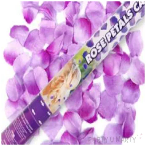 tuba strzelajaca platki roz liliowe 60 cm