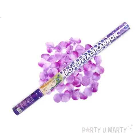 tuba strzelajaca platki roz liliowe 80 cm