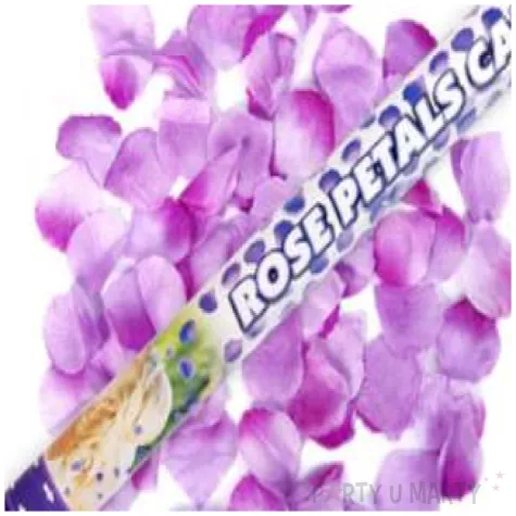 tuba strzelajaca platki roz liliowe 80 cm