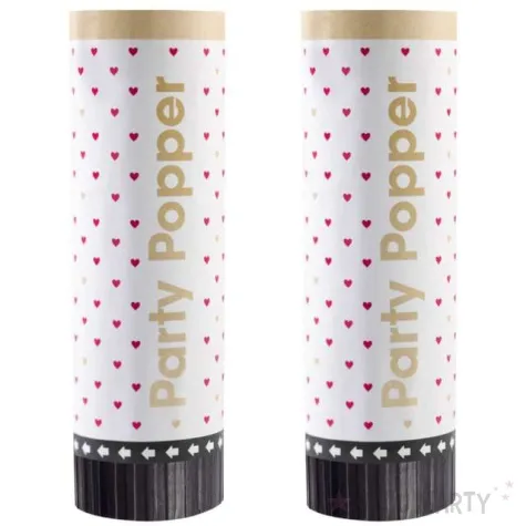 tuby strzelajaca konfetti serca amscan 15 cm 2 szt