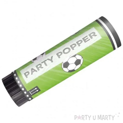 tuby strzelajace konfetti pilka nozna mix amscan 15 cm 2 szt