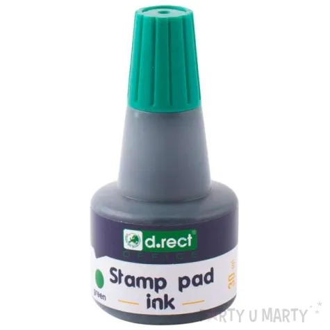 tusz do stempli d rect water 30 ml zielony