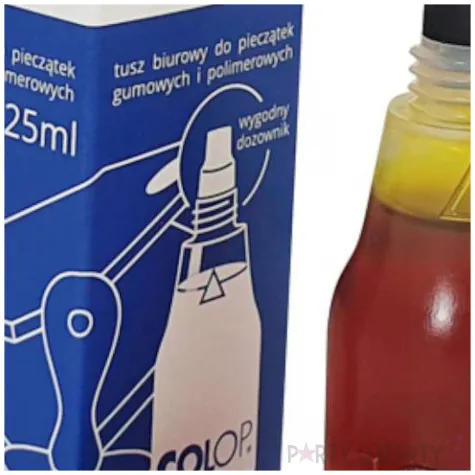 tusz do stempli kolory swiata zolty wodny 25 ml colop