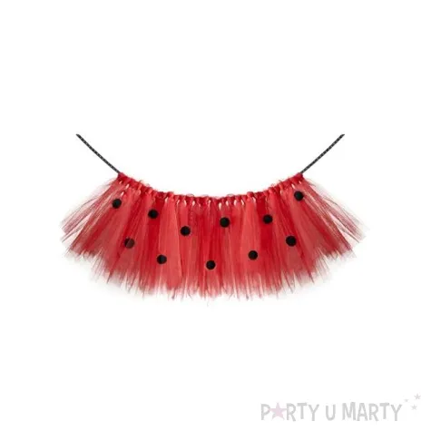 tutu biedronka czerwony 50 x 25 cm