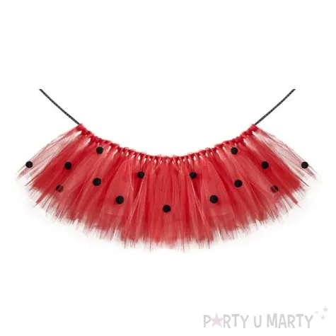 tutu biedronka czerwony 60 x 30 cm