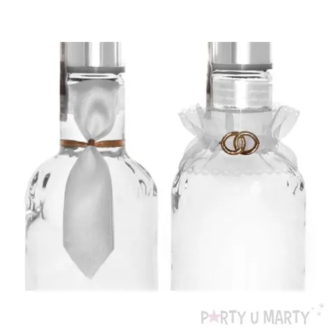 ubranka na butelke bialy 4 kpl