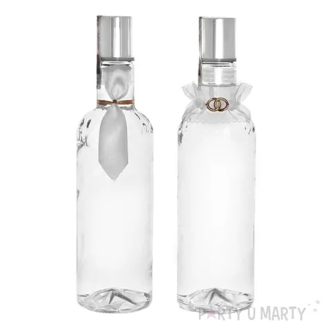 ubranka na butelke bialy 4 kpl