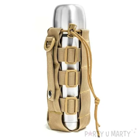 uchwyt na butelke pokrowiec molle tan gadgetmaster