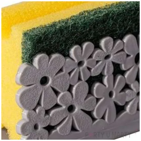 uchwyt na gabke kwiatki szary gadgetmaster