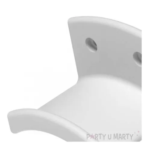 uchwyt scienny na sluchawki uniwersalny bialy