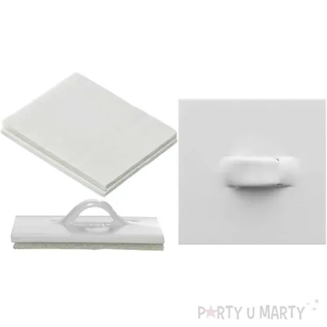 uchwyty samoprzylepne z oczkiem biale partydeco 0 5 kg 100szt