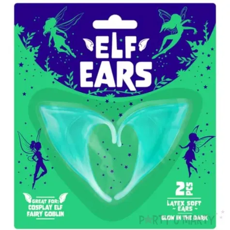 uszy elfa fluo turkusowe partypal