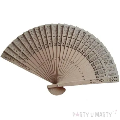 wachlarz drewniany partytino