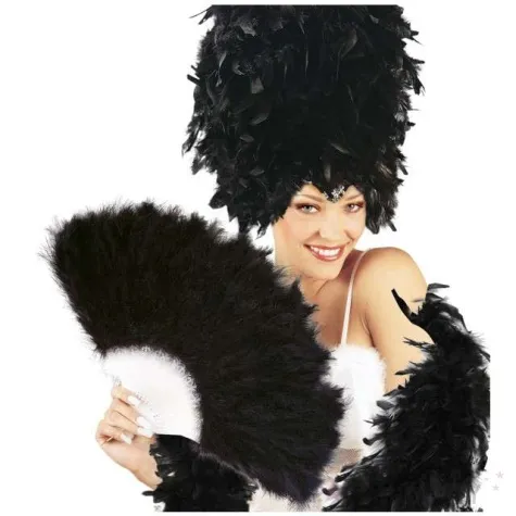 wachlarz piora czarny widmann