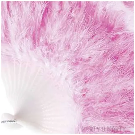 wachlarz piora rozowy pastelowy widmann