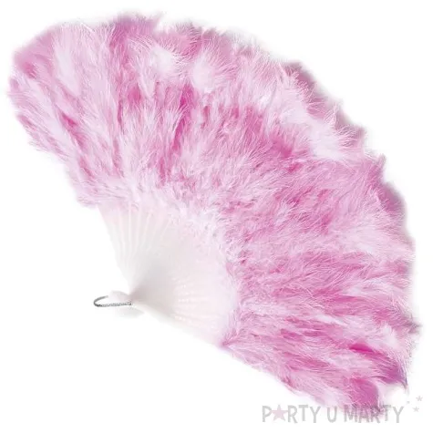 wachlarz piora rozowy pastelowy widmann