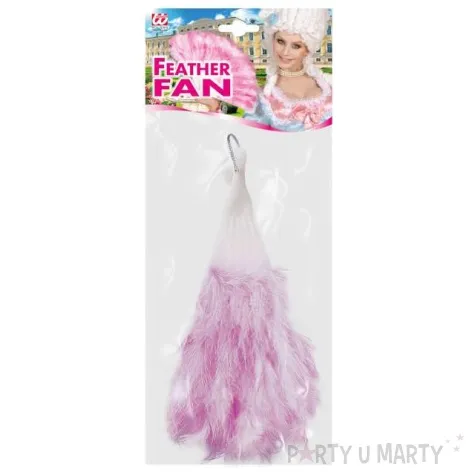 wachlarz piora rozowy pastelowy widmann