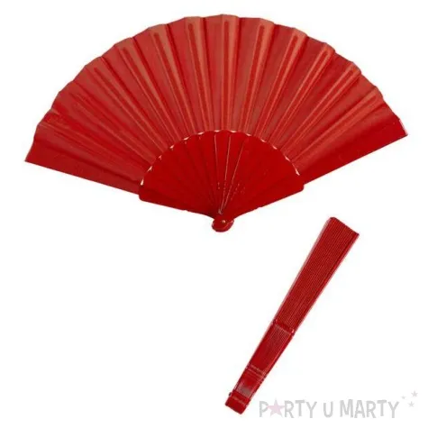 wachlarz red rubby materialowy widmann
