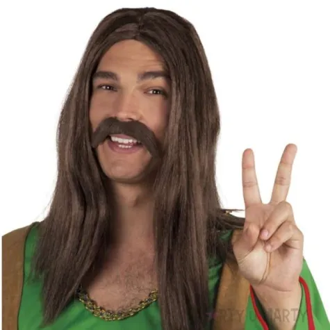 wasy party hipis brazowe boland