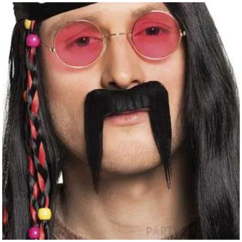 wasy party hipis czarne boland