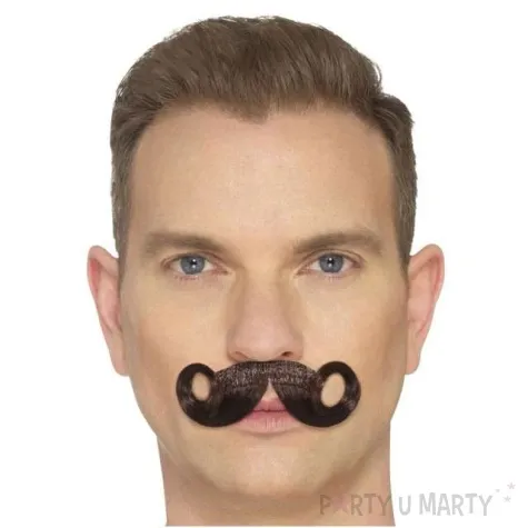 wasy party imperial zakrecone brazowe smiffys