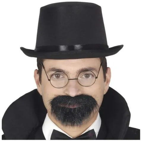 wasy party kozia brodka z wasami czarny guirca