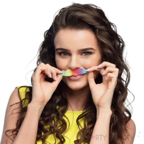 wasy party teczowe boland 6 szt