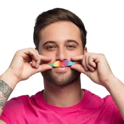 wasy party teczowe boland 6 szt