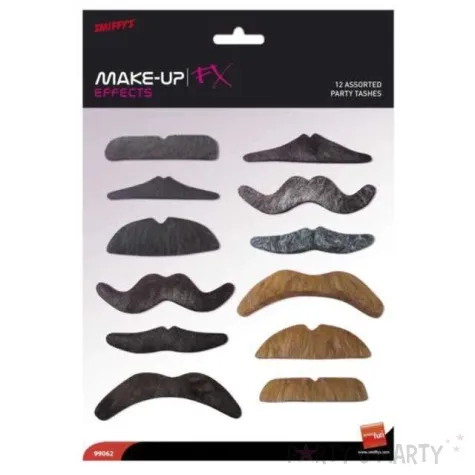 wasy party zestaw lux smiffys 12 szt