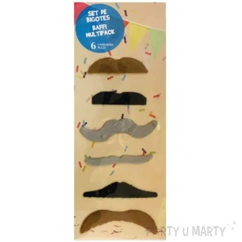 wasy party zestaw wasow samoprzylepnych mix 6 szt