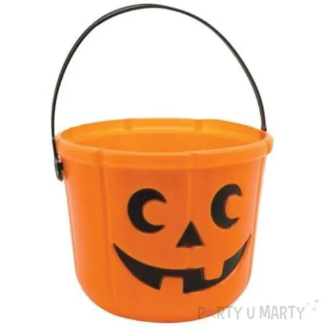 wiaderko na cukierki dynia plastikowa boland