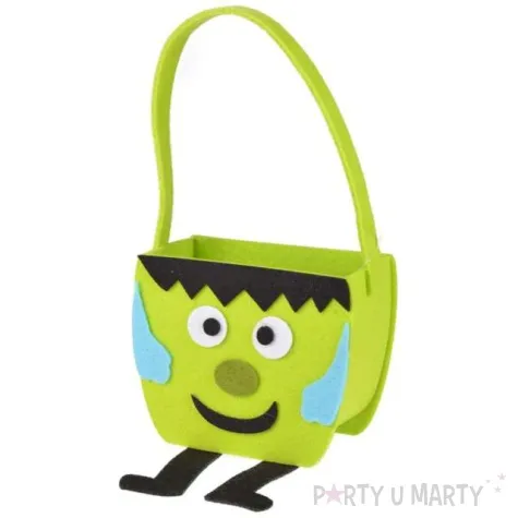 wiaderko na cukierki zombie z filcu arpex