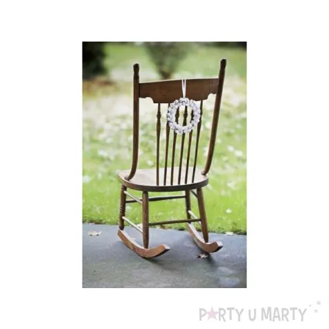 wianuszki z rozyczek bialy 11cm 1op