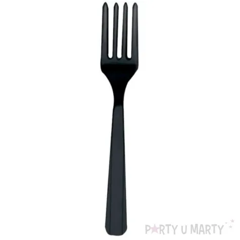 widelce czarne 16 cm 20 szt