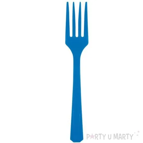 widelce niebieskie 16 cm 20 szt