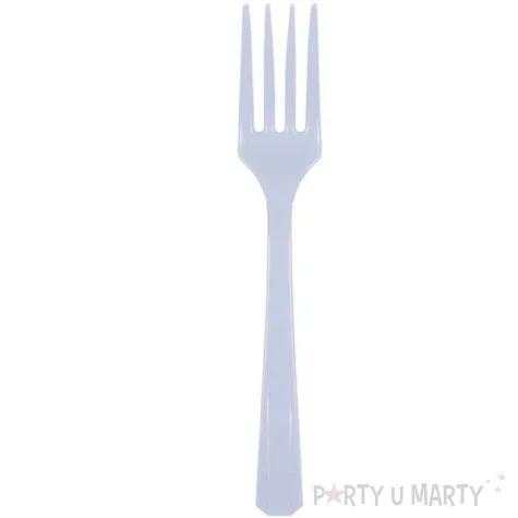 widelce niebieskie pastelowe 16 cm 20 szt