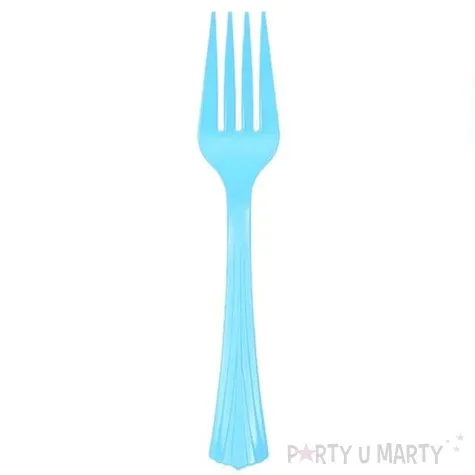widelce plastikowe classic blekitne partypal 14 cm 20 szt