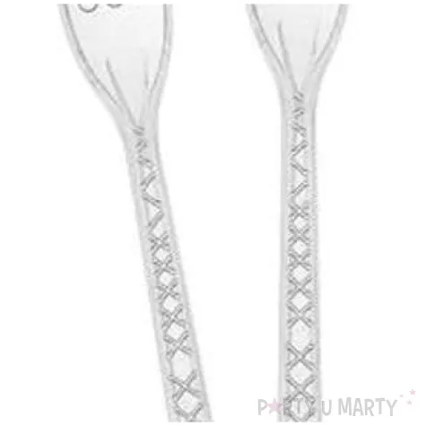 widelce plastikowe premium 17 cm godan 24 szt