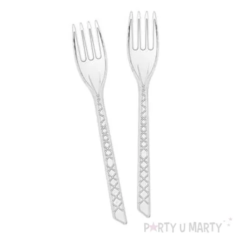 widelce plastikowe premium 17 cm godan 24 szt