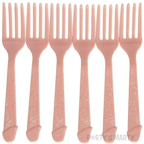 widelce plastikowe willy widmann 6 szt